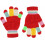 (Red 2) Magic Kids Multicoloured Gloves 1