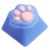 Personalizeds CatPaw Keycap with Soft Silicone Material-Blue 1