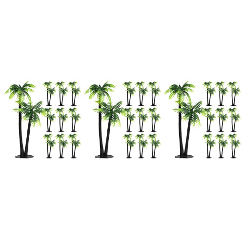 45Pièces Modèles Mini Arbres En Pour Micro Paysage Décoratif