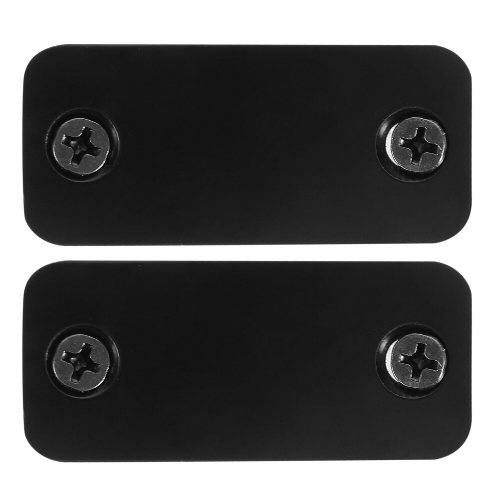 2Sets Black Stainless Steel Deadbolt Cover Plate Door Lock Hole Filler 3752661840040