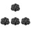 400Pcs Black Decorative Latex Dot Balloons Party Wedding Reception 1
