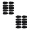 20Pcs Removable Black Watchband Loops Strap Keeper Replacement 1