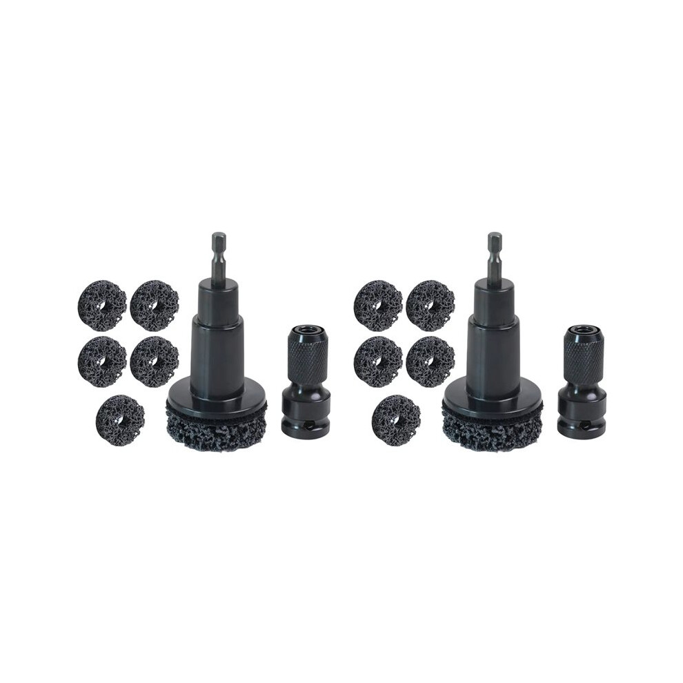 2X Wheel Hub Axle Brake Disc Grinding Rust Removal Maintenance Tool Polishing Pad A 6031866430896