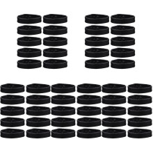 50Pcs Professional Watchband Rings Black Strap Keeper