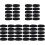 50Pcs Professional Watchband Rings Black Strap Keeper 1
