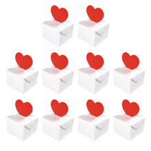 Boîte cadeau pliante en papier 10 pièces, boîte porte-bonbons et