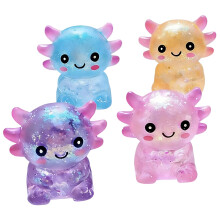 Glitters Powder Axolotl Stress Reliever-4 sitting salamander
