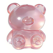 Shapeable Squeezable Toy For Adults Kids Stress Relief-Pink