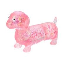 Dachshund Shape Hand Moldable Squeeze Toy For Adults-Pink 1