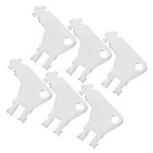 6pcs Universal Paper Towel and Toilet Paper Dispenser Key Set for Commercial Restroom Maintenance