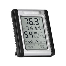 Termometru higrometru pentru interior și exterior, senzor de înaltă precizie, monitor tactil wireless cu ecran tactil și iluminare de fundal