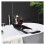 Adjustable Bathtub Tray Black with Retractable Design, Non Slip Base and Multi Function Storage Shelf 3