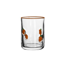 Creative Fruit Glass Juice Cup Enhances Beverage-strawberry