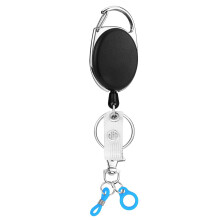 Intrekbare trekpen, potloodhouder, penkoord met riemclip-Type 2