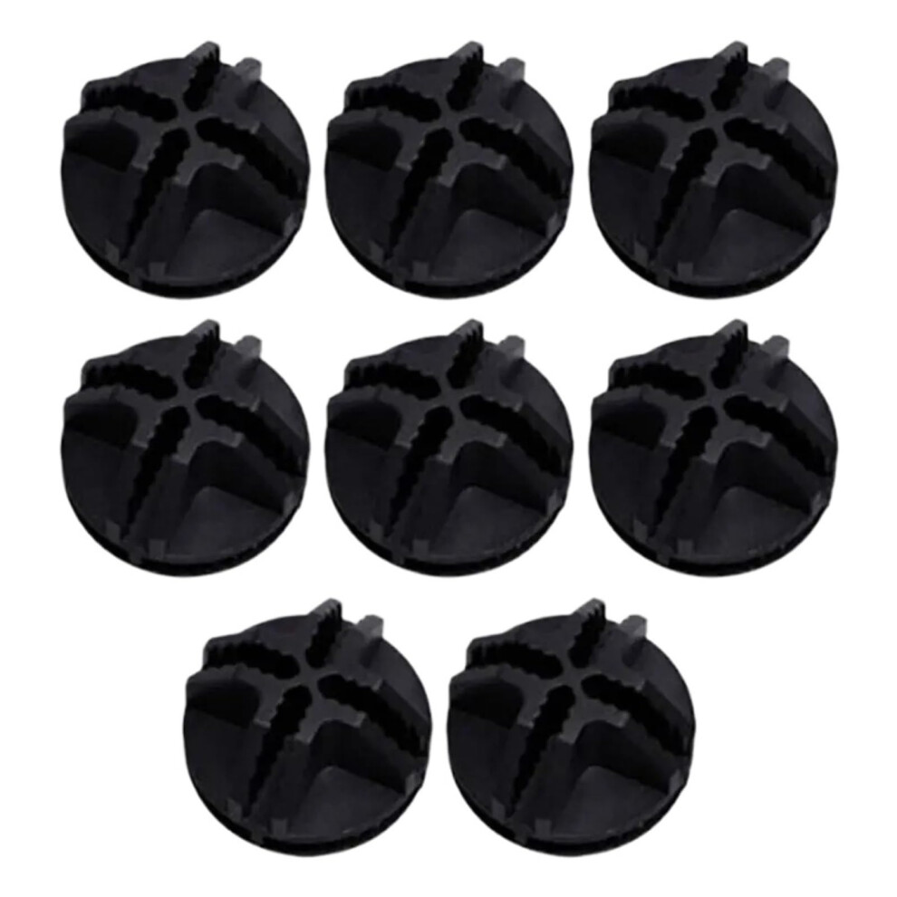 Modular Closet Connector 32Pcs Black Plastic Storage Shelving Connectors With Secure Cross Lock And Easy Organizer Setup 9330225845591