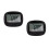 2Pièces Compteur De Pas Portable ABS Noir Simple À Attacher 1