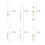 Metallic Star Moon Sun Wind Chime Home Decor 1 Piece 3