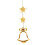Christmas Window LED Lights, Warm White, Battery Powered, 2