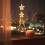 Christmas Window LED Lights, Warm White, Battery Powered, 3