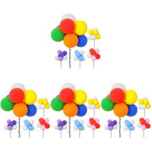 20Pcs Mini Balloon Cake Pick Decorations for and DIY Cakes