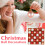Christmas Tree Decoration Ball Set Red White Pattern 3