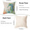 Housse de coussin décorative à motif océan 45 x 45 cm 2