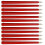 12 LED-koniske lys røde 27,5 cm flammeløse 2