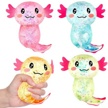 Glitterpoeder Salamander Knijpspeeltje-4 staande salamande