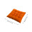 Seat Cushion Orange for Office Chair 2 Pcs 3