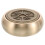 Solid Brass Paperweight for Office Desk - Decorative Rounded  Tool Dark Brown 4