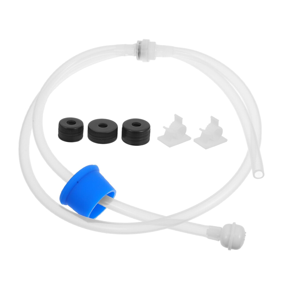 Soap Dispenser Extension Tube Kit With Check Valve For Kitchen Sink, Flexible Silicone Refill Hose 9330225845737