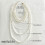 Versatile 7 Row Gradient Imitation Pearls Jewelry Set Evening 3
