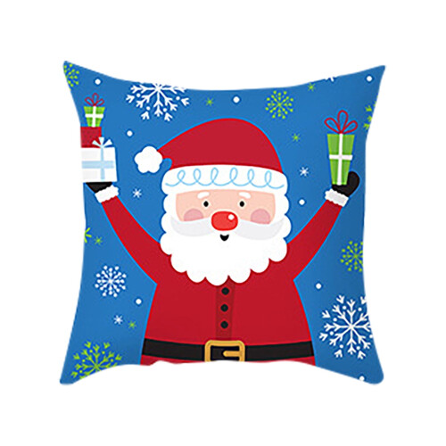 Christmas letter pattern pillow case white standard size