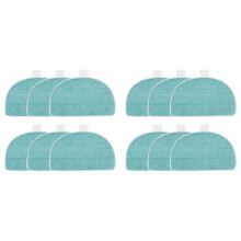12 Pack Mop Pads for Clean Tenso Power 2.0 Steam Cleaner,Microfiber Steam Mop, Steam Broom Mop Cover