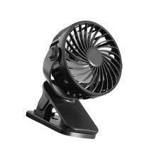 Ventilateur multifonctionnel à Clip avec tête réglable et-Noir