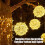 Solar LED Ball Lights Waterproof Outdoor Christmas Tree 4