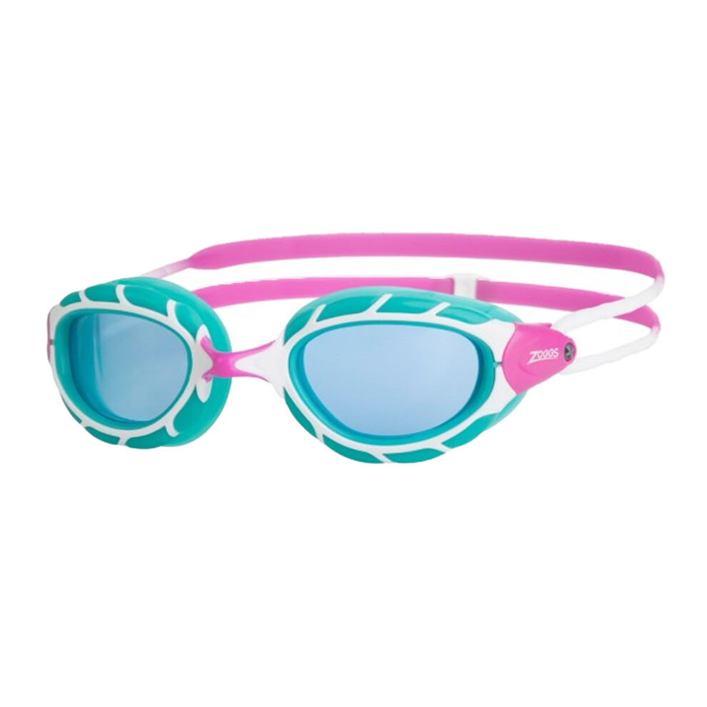 Zoggs (One Size, ) Childrens/Kids Predator Swimming Goggles Pink/Turquoise/Blue