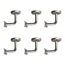 6Pcs Stainless Steel Stair Handrail Bracket for-Bend piece 60