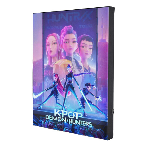 K-Pop Demon Hunters Huntrix Light Up Canvas Print