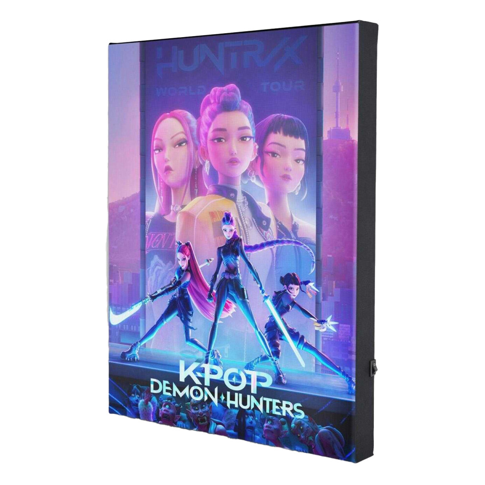 K-Pop Demon Hunters Huntrix Light Up Canvas Print