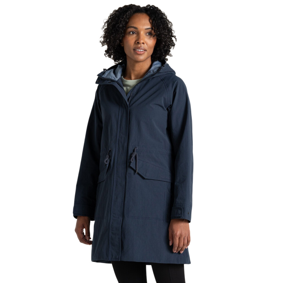 Craghoppers (10 Uk, Blue Navy) Womens/Ladies Emilia Waterproof Jacket
