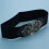 Retro Flower Elastisk Stretch-SpäNne Bred MidjebäLte Midjeband (Svart) 7