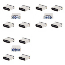 15PCS C Female Adapter Type C Female Jack 5PIN SMD SMT Type-C Socket Charging Port for PCB Welding DIY Repair Adapter