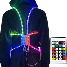 Colorful Bustier LED Energy Saving Corset Bodice with-color