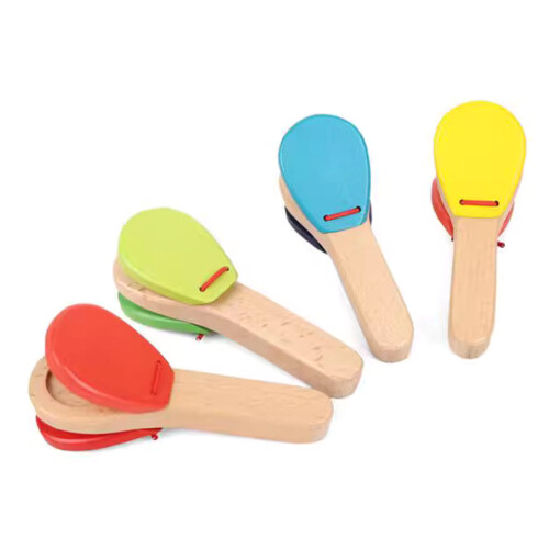 Wood Rhythm Training Kids Orff Clapper Wooden Clapper Percussion