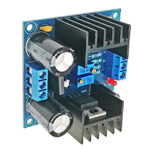 LM317 Based Adjustable Double Power Supply Board Voltages