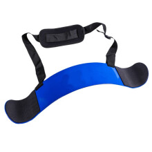 Bodybuilding Retainer Plate Biceps Trainingsbord Onderarm Gewichtheffen Biceps Buigend Hefbord Blauw