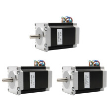 3X Nema 23 Cnc Moteur Pas à Pas 57X82Mm 3A 2.2N.M D= 6.35Mm 315Oz-In Nema23 Cnc Gravure de Routeur Fraiseuse Machine Imprimante 3D