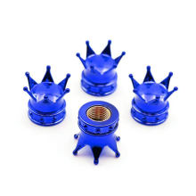 Quick Change Leak Proof Motorcycles Chrome Finish Tire-Blue