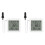 2X Tuya  Home WiFi Temperature & Humidity Sensor with 1M External Probe App Remote Viewing 1